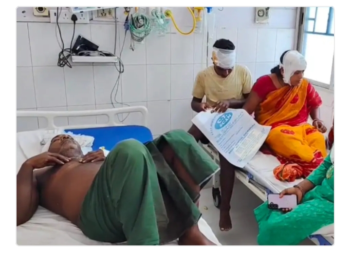 शेखपुरा खबर : गली में चूल्हा बनाने पर मारपीट, आठ अस्पताल में भर्ती, शेखपुरा के गगरी गांव की घटना, लोहे की खंती ईंट पत्थर से हमला किया गया.. News published by : ncfbnews. Com.. Tarun Kumar Sheikhpura..